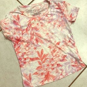 Girls XS Aeropostale Floral T